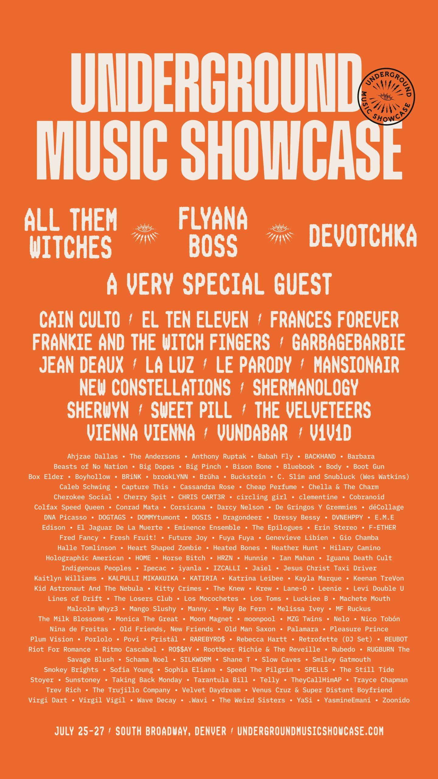 UNDERGROUND MUSIC SHOWCASE 2025